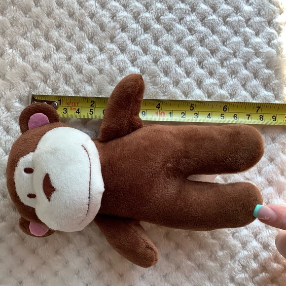 Unbranded Plush Little Brown Monkey Stuffed Animal Toy Embroidered Eyes 🐵 - Picture 6 of 6